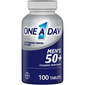 One A Day Men's 50+ Multivitamin Tablets for Men;  100 Count