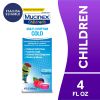 Mucinex Children's Cold & Cough Medicine, Expectorant for Kids, Very Berry Flavor Liquid, 4 fl oz