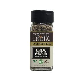 Pride of India ‚Äì Black Pepper Ground ‚Äì Ideal for Gourmet Dishes/ Soups/ Stews/ Rubs ‚Äì Fresh & Preservatives Free ‚Äì Warming Spice ‚Äì Easy to U