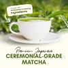 Organic Matcha Latte Pure Japanese Tea Blend with Ashwagandha and Maca Matcha Tea Powder with Natural Coconut Milk and Vanilla No Added Sugar 4.68 oz